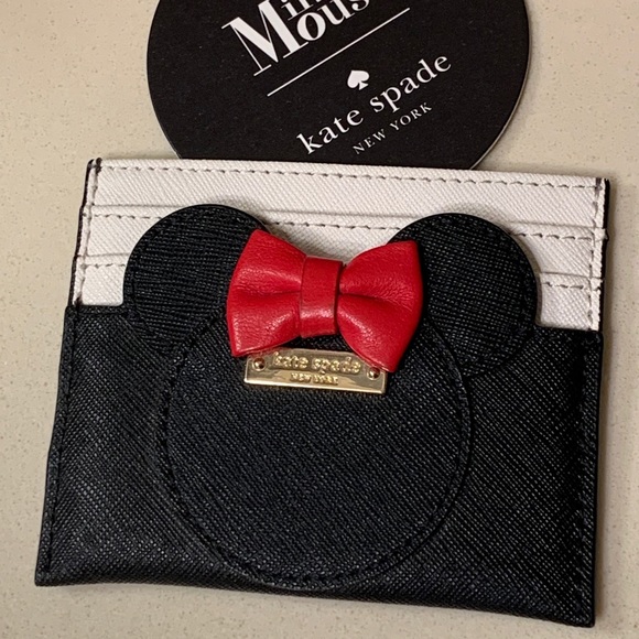 kate spade Accessories - Kate Spade X Minnie Mouse card holder NWOT
